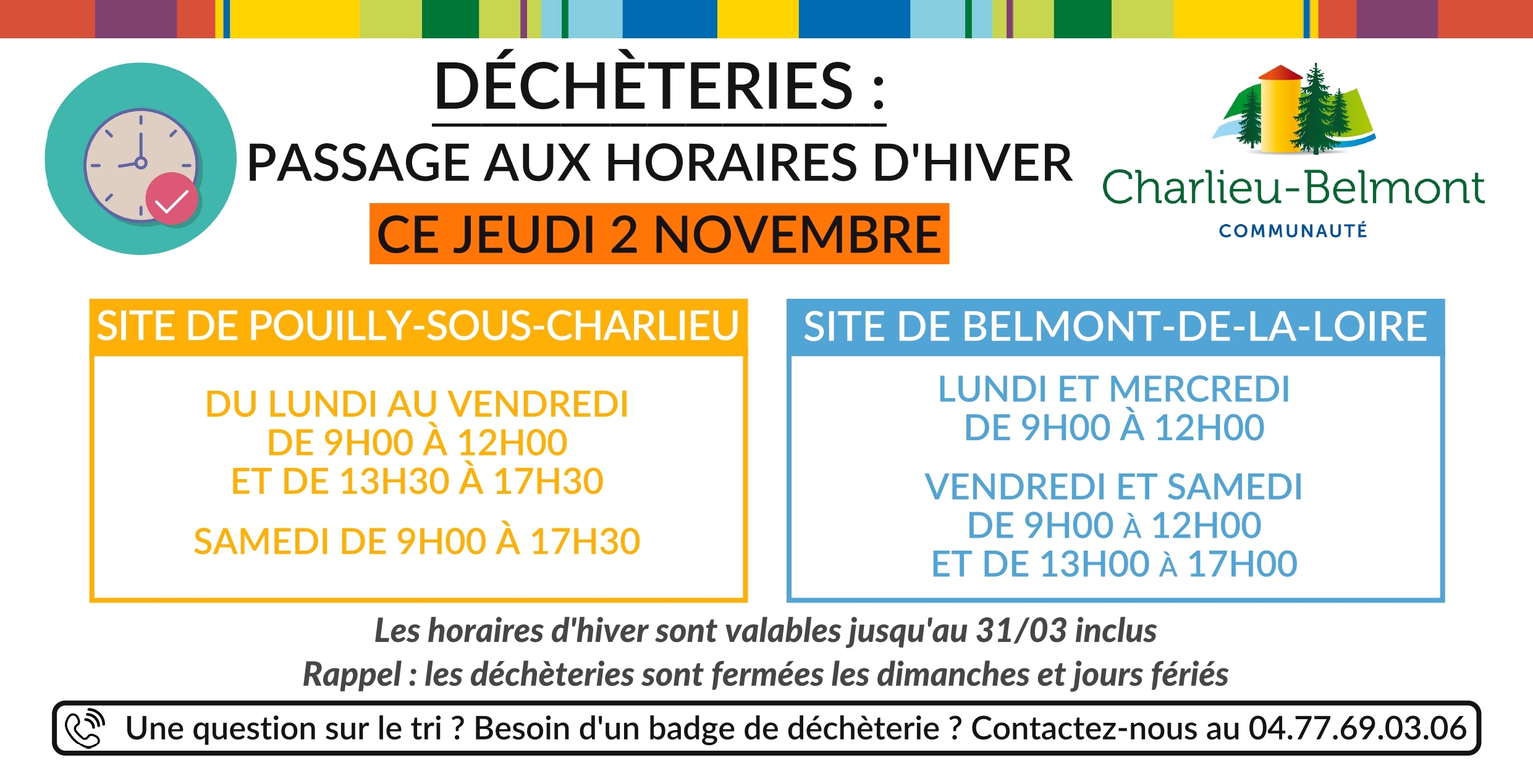 CHGMT HORAIRES