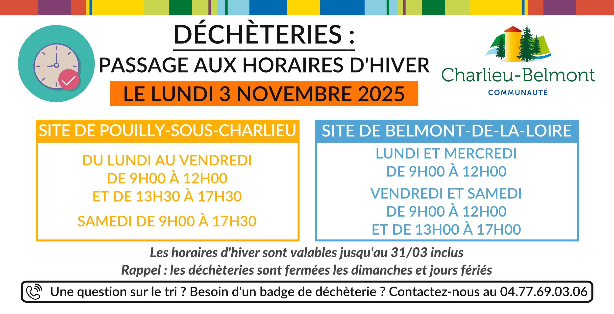 CHGMT HORAIRES