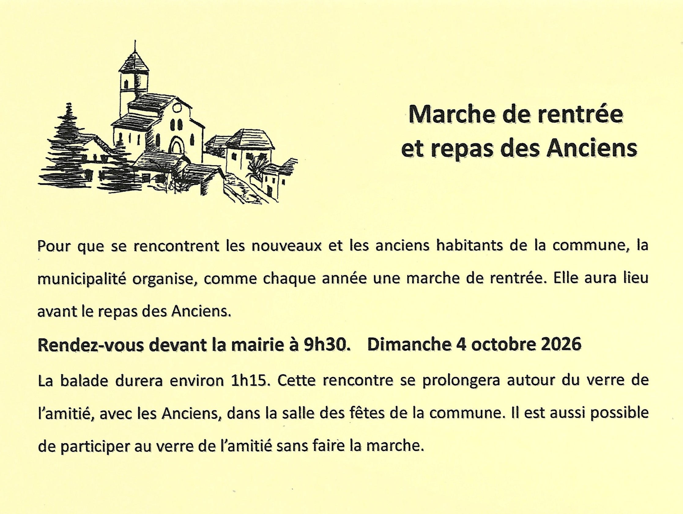 Marche Rentree 2026